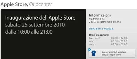 Apple Store di Bergamo