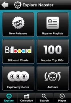 Napster iPhone