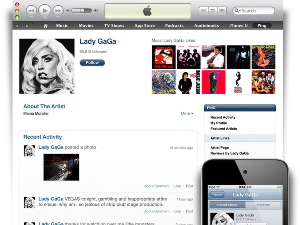 iTunes Ping