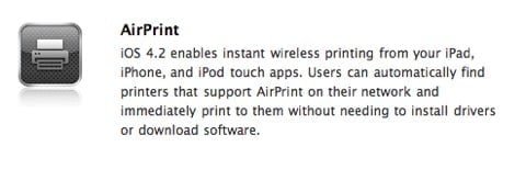 Steve Jobs smentisce le voci su AirPrint 6 AirPrint