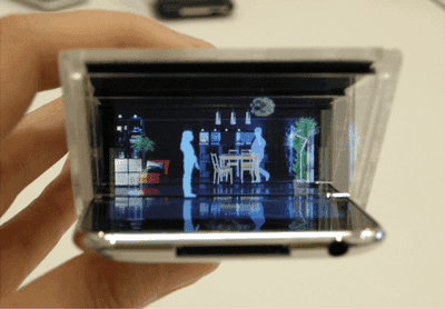i3DG Palm Top Theater, il 3D con un effetto ottico nell'iPhone 1 i3DG Palm Top Theater