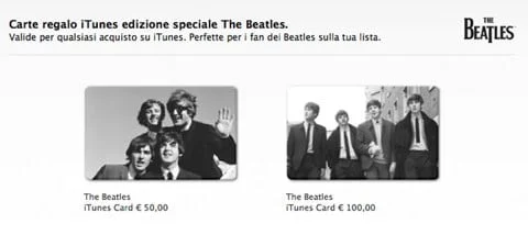 iTunes Card Beatles