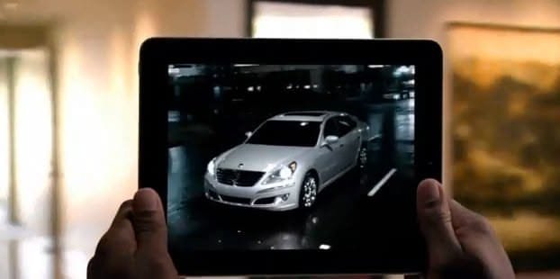 Il manuale della nuova Hyundai Equus è un iPad 1 Hyundai Equus