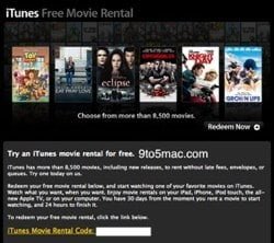 affitto gratis iTunes