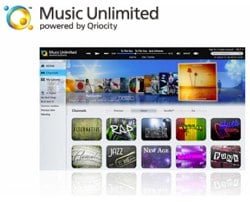 Sony Music Unlimited streaming musicale