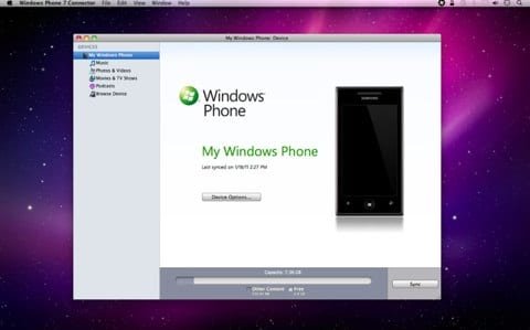 Windows Phone 7 Connector
