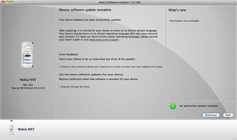 Nokia software updater Mac Software Updater
