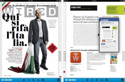 Wired Italia iPad