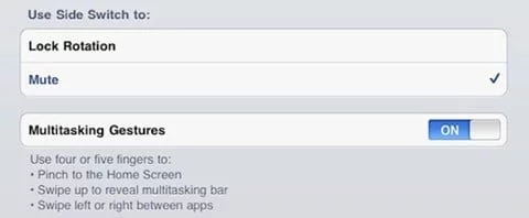 gesture multitouch iPad iOS 4.3