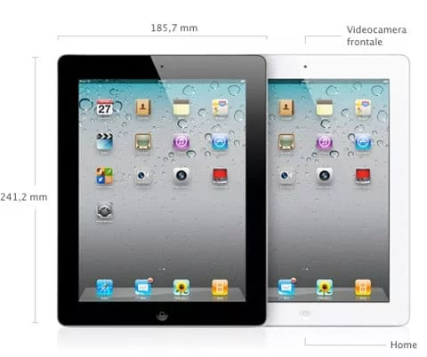 iPad 2 bianco e nero H3G