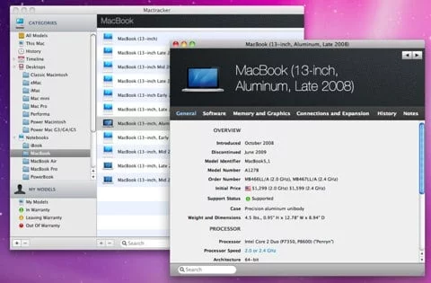 MacTracker Mactracker