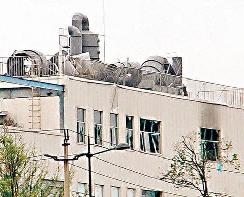 Fabbrica Foxconn esplosa Foxconn: è stato del materiale infiammabile a causare l'esplosione