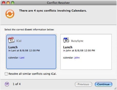 iCloud conflitti sync iCloud