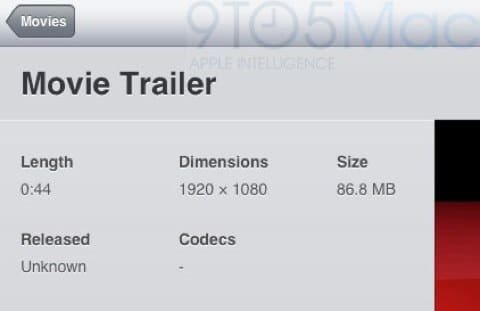 iOS 5 video full HD 1080p iOS 5