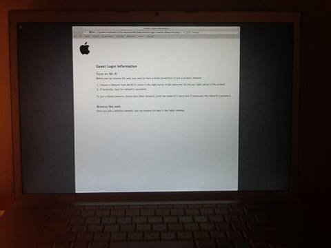 riavvio sistema da Safari riavviare il sistema