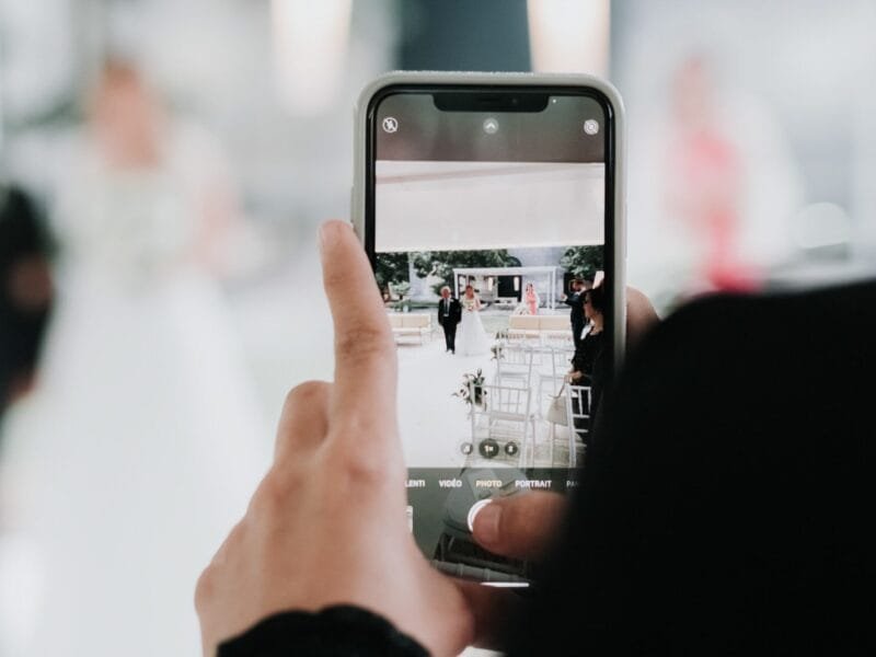 scattare foto al matrimonio