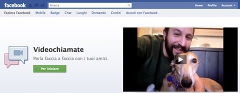 Facebook videochiamate videochiamate con Facebook