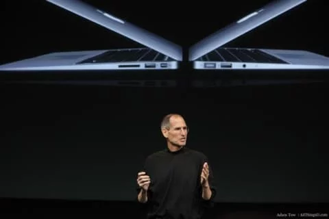 MacBook Air e Steve Jobs