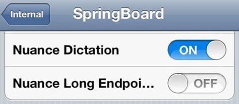 Nuance iOS 5 beta 4 Nuance
