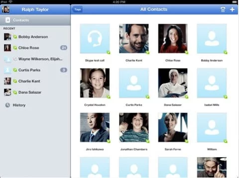 Skype iPad Skype