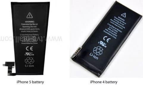 batteria iPhone 5 vs iPhone 4 batteria iPhone 5 vs iPhone 4