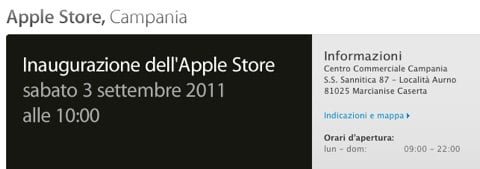 Apple Store Campania Apple Store di Marcianise