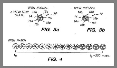 Brevetto icona tre strati brevetto firmato da Steve Jobs