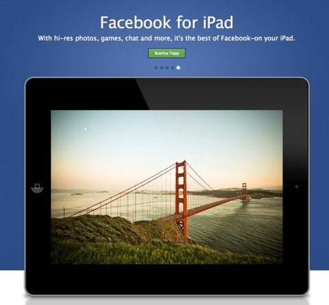 Facebook per iPad
