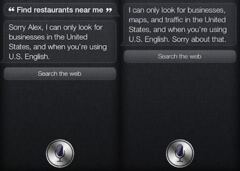 Siri Fail supporto italiano