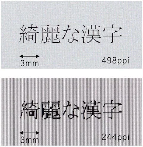 Toshiba 498ppi