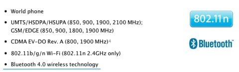 iPhone 4S bluetooth 4.0 bluetooth 4.0
