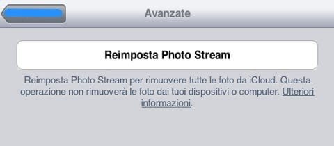 Streaming foto iCloud