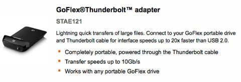 GoFlex Thunderbolt
