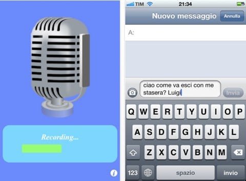 SMS Vocali SMS Vocali, detta gli SMS con la voce al tuo iPhone