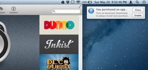 download sincronizzati Mac App Store