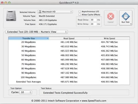 benchmark SSD MacBook Air 2012 benchmark SSD MacBook Air 2012