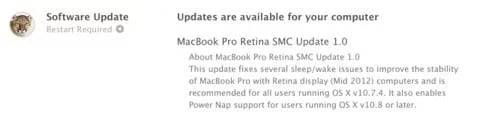 Power Nap MacBook Pro Retina