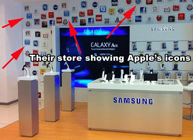 Samsung ha costruito un finto Apple Store per prendere in giro Apple 1 finto Apple Store