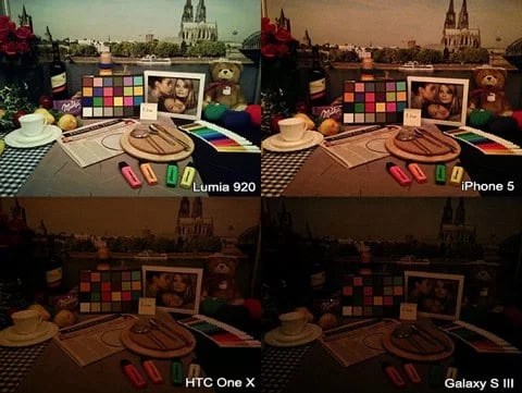 foto iPhone 5 vs concorrenti foto iPhone 5 vs concorrenti