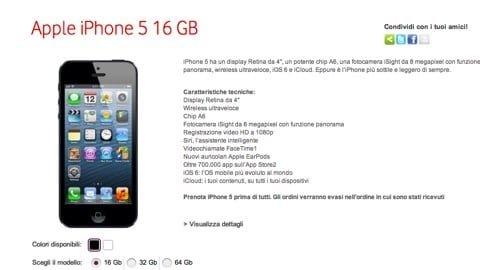iPhone 5 Vodafone iPhone 5 Vodafone