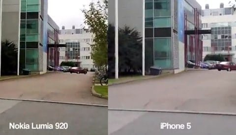 iPhone 5 vs Nokia lumia 920