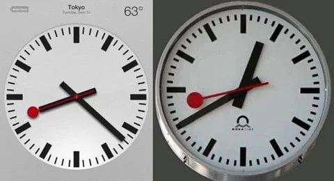 orologio iPad vs Svizzera