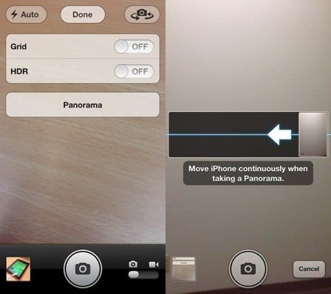 foto panoramiche iPhone