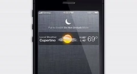 Concept: Non Disturbare integrato nel Centro Notifiche di iOS 1 concept Non Disturbare