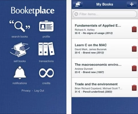 Booketplace, un'app per vendere libri scolastici usati 1 Booketplace