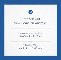 Facebook organizza un evento per Android, cosa sarà? 1 invito Facebook