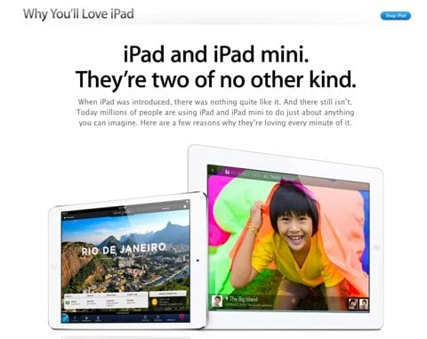 pagina iPad