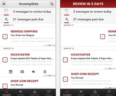 Mail Pilot, l'app per gestire la posta come ToDo List 1 Mail Pilot