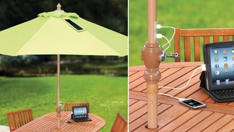 ombrellone energia solare