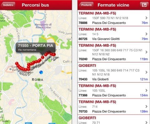 Probus Roma, l'app per gli autobus di Roma 1 Probus Roma